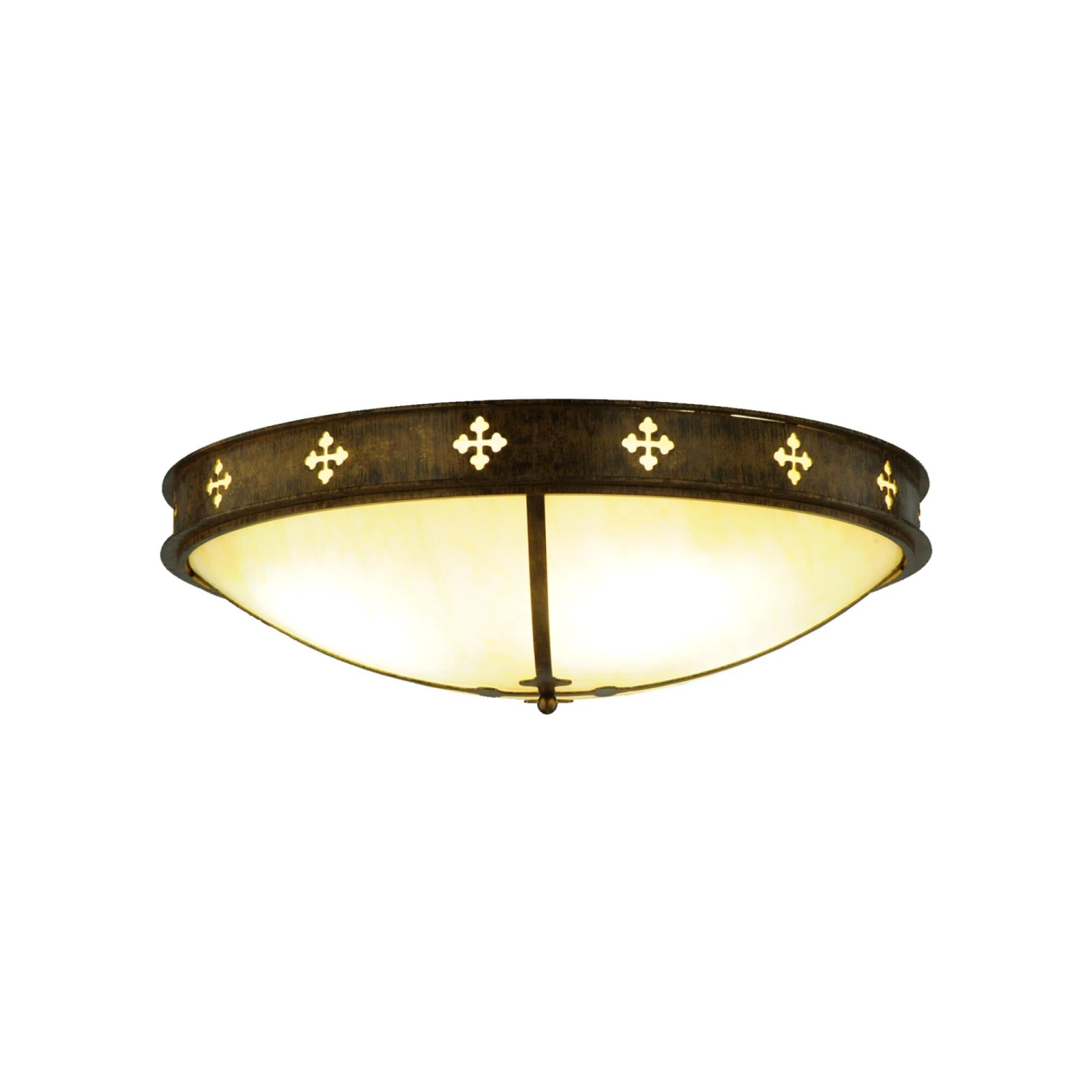 Byzantine 36 Inch 4 Light LED Flush Mount By Meyda Lighting 8 Byzantine 36 Inch 4 Light LED Flush Mount By Meyda Lighting - Image 6