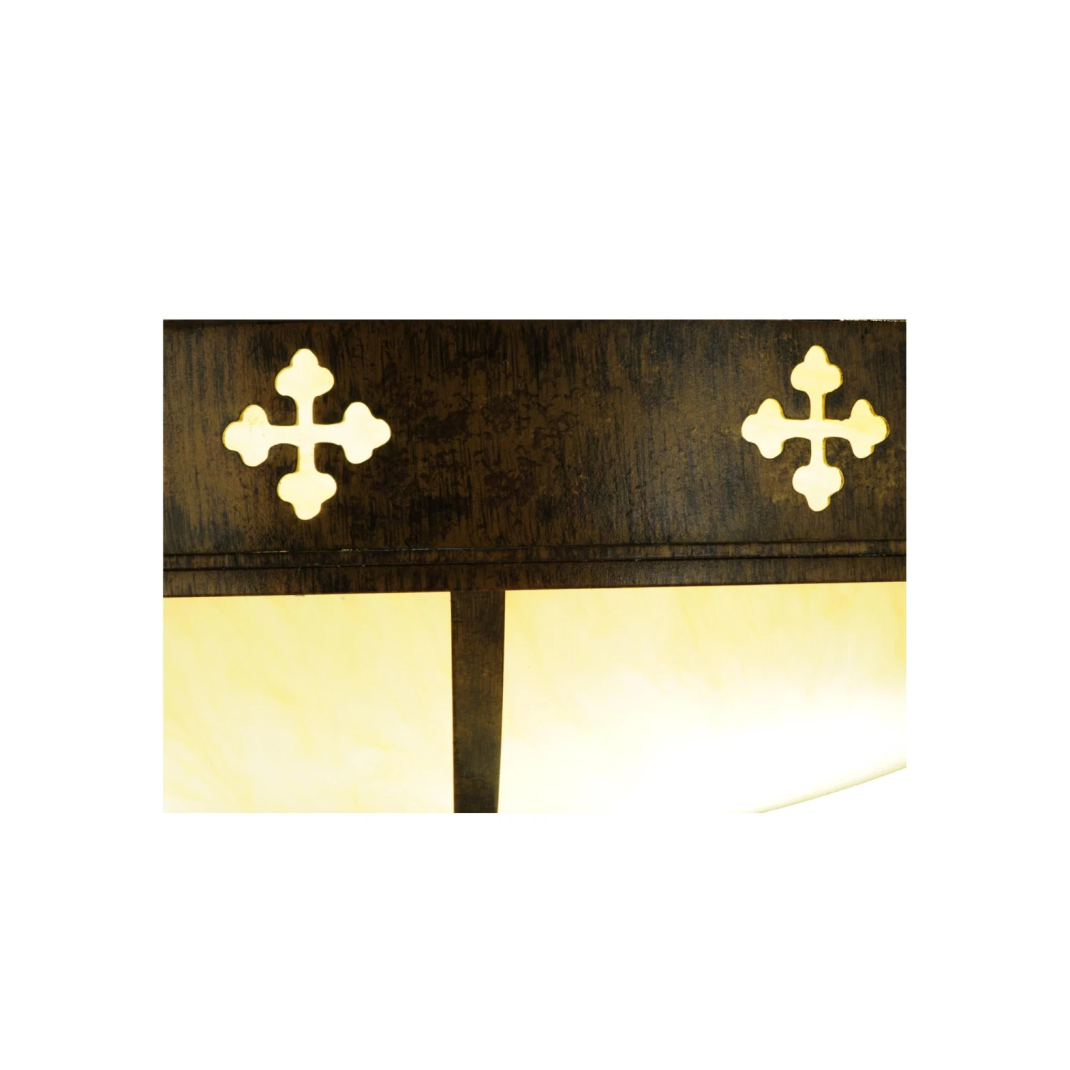 Byzantine 36 Inch 4 Light LED Flush Mount By Meyda Lighting 9 Byzantine 36 Inch 4 Light LED Flush Mount By Meyda Lighting - Image 7