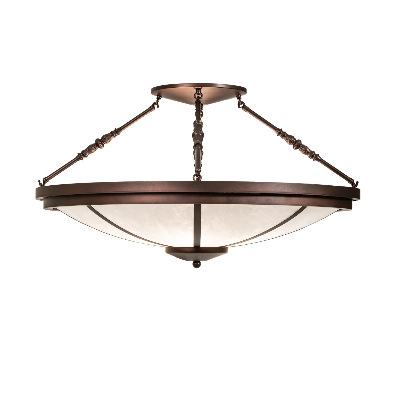 Commerce 36 Inch 6 Light Semi Flush Mount By Meyda Lighting 4 Commerce 36 Inch 6 Light Semi Flush Mount By Meyda Lighting - Image 2