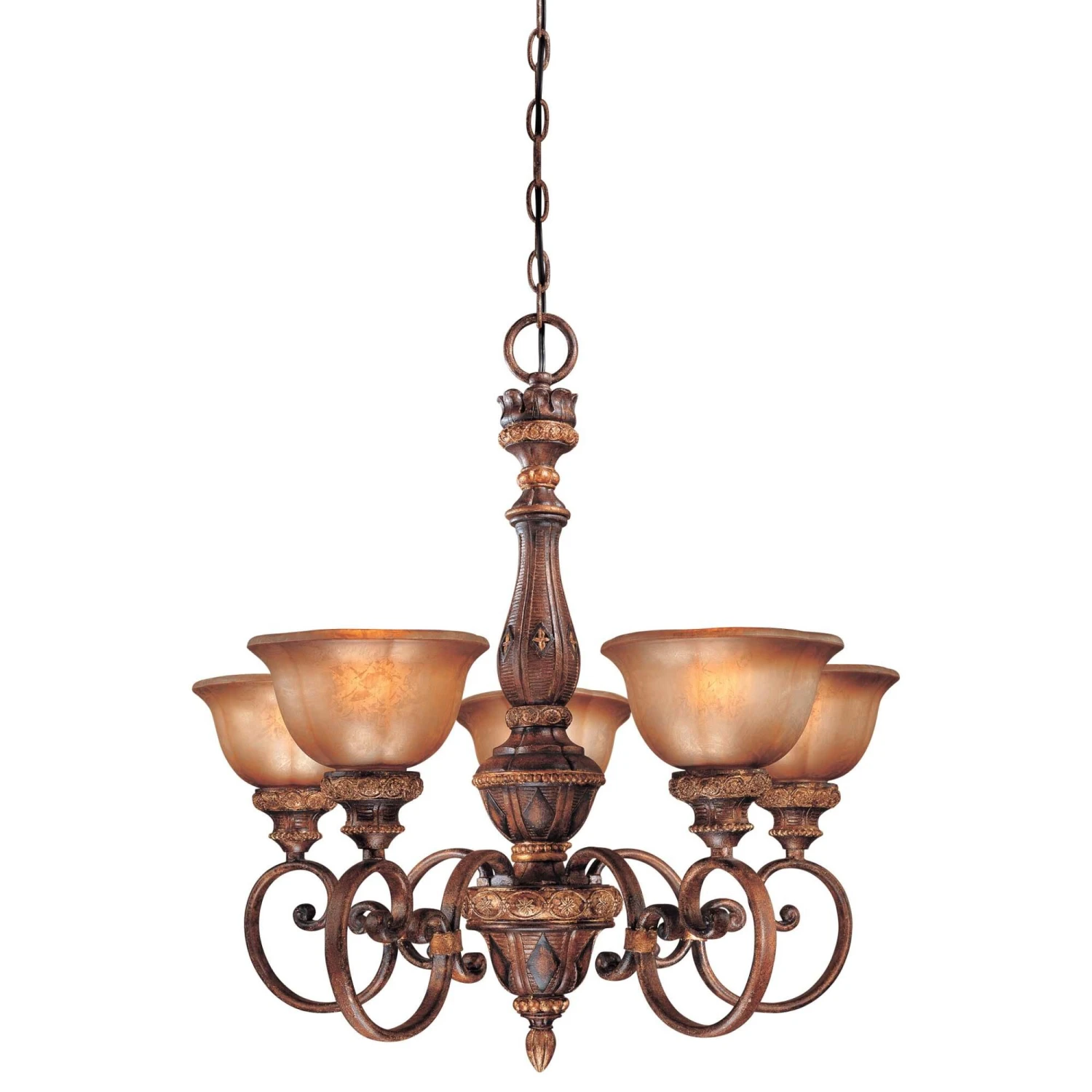 Illuminati 28 Inch 5 Light Chandelier By Minka Lavery 2 Illuminati 28 Inch 5 Light Chandelier By Minka Lavery