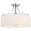 Poleis 16 Inch 3 Light Semi Flush Mount By Minka Lavery 1 Poleis 16 Inch 3 Light Semi Flush Mount By Minka Lavery -Light Bulbs Sales Store Minka Lavery 3307 84