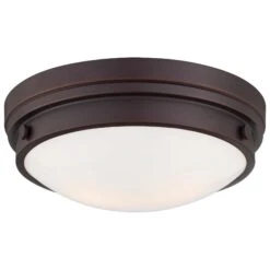 13 Inch 2 Light Flush Mount By Minka Lavery