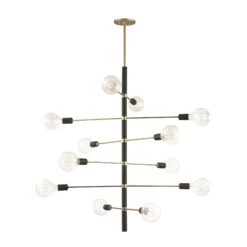 Astrid 36 Inch 12 Light Chandelier By Mitzi 23 Astrid 36 Inch 12 Light Chandelier By Mitzi -Light Bulbs Sales Store Mitzi H178812 AGB BK