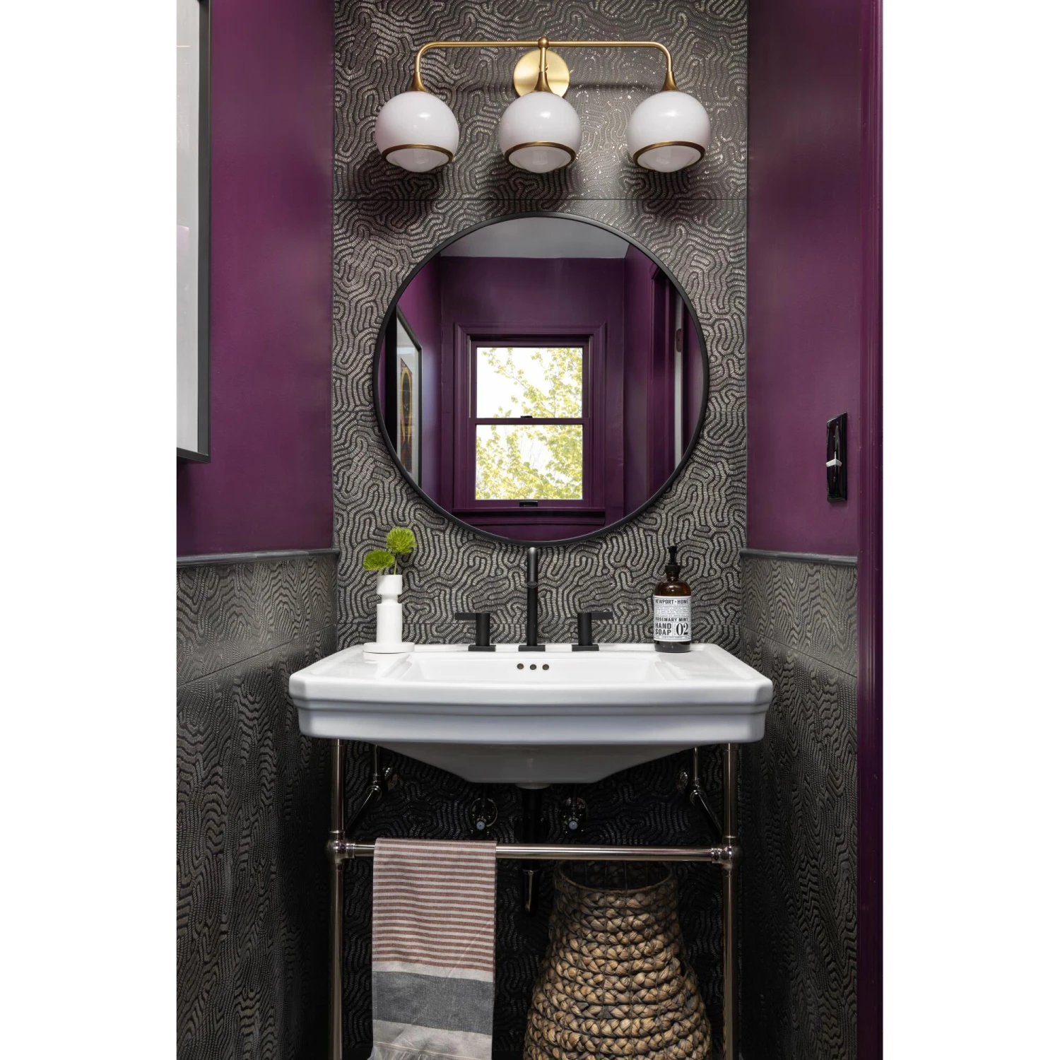 Reese 26 Inch 3 Light Bath Vanity Light By Mitzi 4 Reese 26 Inch 3 Light Bath Vanity Light By Mitzi - Image 2