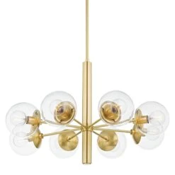 Meadow 36 Inch 8 Light Chandelier By Mitzi