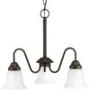 Classic 20 Inch 3 Light Mini Chandelier By Progress Lighting