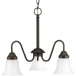 Classic 20 Inch 3 Light Mini Chandelier By Progress Lighting