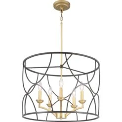 Landree 23 Inch 5 Light Chandelier By Progress Lighting -Light Bulbs Sales Store Progress Lighting PROG P400178 031 canopy PRODIMAGE