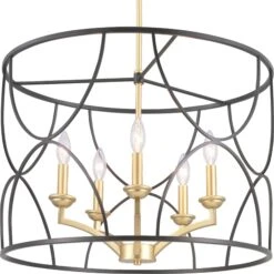 Landree 23 Inch 5 Light Chandelier By Progress Lighting