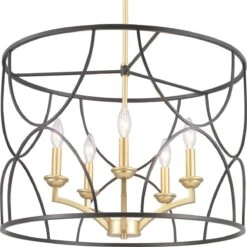 Landree 23 Inch 5 Light Chandelier By Progress Lighting -Light Bulbs Sales Store Progress Lighting PROG P400178 031 PRODIMAGE 1200