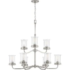 Winslett 34 Inch 9 Light Chandelier By Progress Lighting -Light Bulbs Sales Store Progress Lighting PROG P400208 009 herowcanopy PRODIMAGE