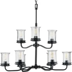 Winslett 34 Inch 9 Light Chandelier By Progress Lighting