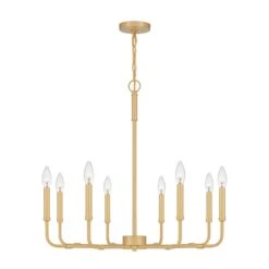 Abner 28 Inch 8 Light Chandelier By Quoizel