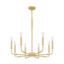 Abner 28 Inch 8 Light Chandelier By Quoizel -Light Bulbs Sales Store Quoizel ABR5028AB 3