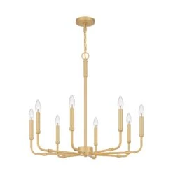 Abner 28 Inch 8 Light Chandelier By Quoizel -Light Bulbs Sales Store Quoizel ABR5028AB 4