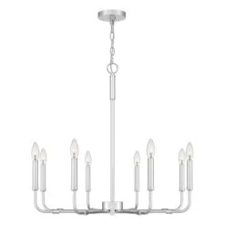 Abner 28 Inch 8 Light Chandelier By Quoizel -Light Bulbs Sales Store Quoizel ABR5028C