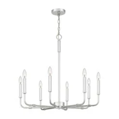 Abner 28 Inch 8 Light Chandelier By Quoizel -Light Bulbs Sales Store Quoizel ABR5028C 4