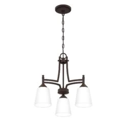 Billingsley 17 Inch 3 Light Mini Chandelier By Quoizel -Light Bulbs Sales Store Quoizel BLG5118OZ 3