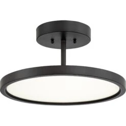 Beltway 15 Inch 1 Light LED Semi Flush Mount By Quoizel -Light Bulbs Sales Store Quoizel BLW1715OI 1