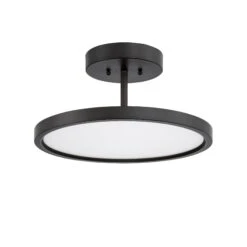 Beltway 15 Inch 1 Light LED Semi Flush Mount By Quoizel -Light Bulbs Sales Store Quoizel BLW1715OI 2