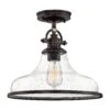 Grant 13 Inch 1 Light Semi Flush Mount By Quoizel 1 Grant 13 Inch 1 Light Semi Flush Mount By Quoizel -Light Bulbs Sales Store Quoizel GRTS1714PN