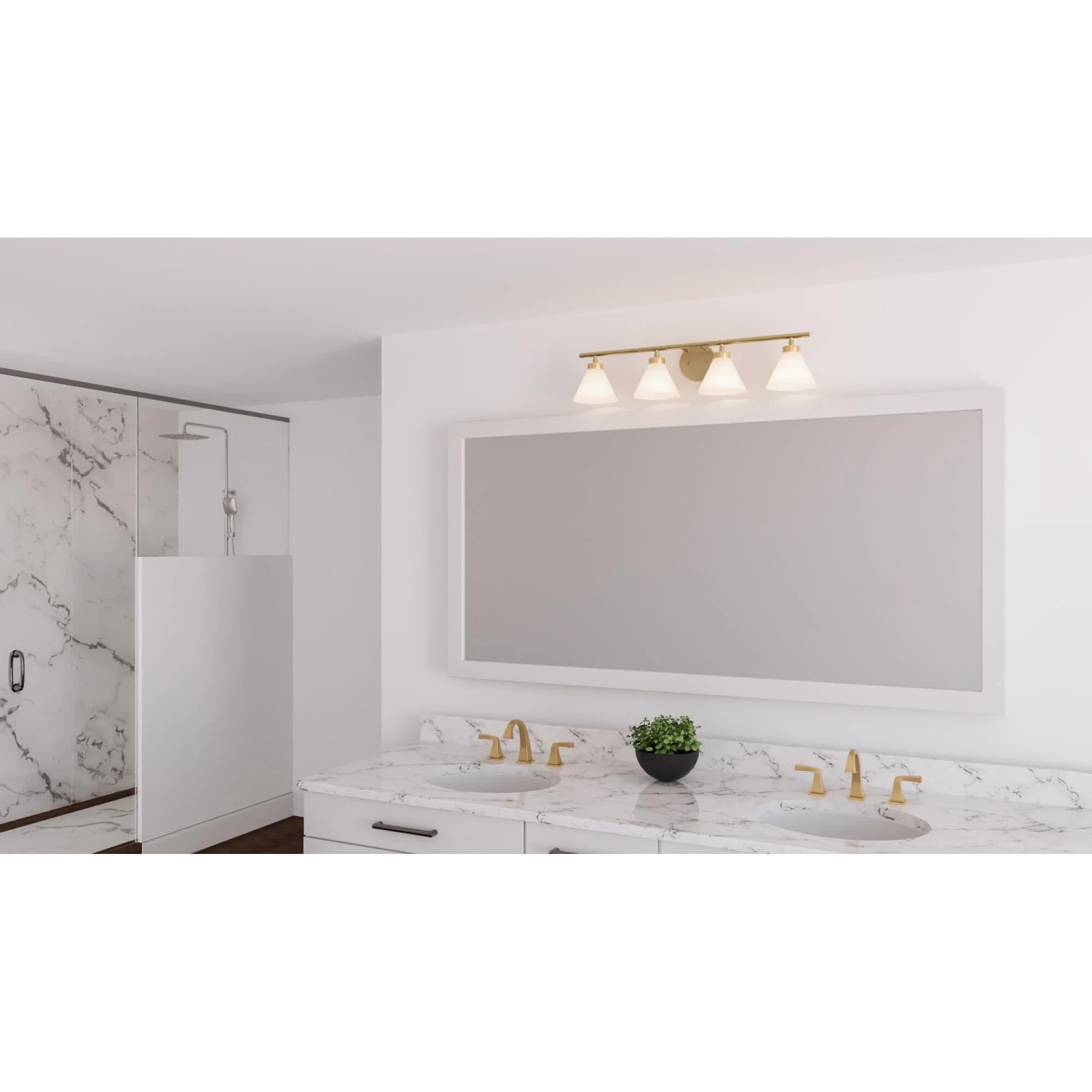 Ira 31 Inch 4 Light Bath Vanity Light By Quoizel 9 Ira 31 Inch 4 Light Bath Vanity Light By Quoizel - Image 7