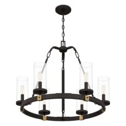 Lisbon 26 Inch 6 Light Chandelier By Quoizel -Light Bulbs Sales Store Quoizel LSB5026OZ 4