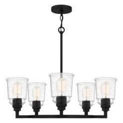 Mcintire 25 Inch 5 Light Chandelier By Quoizel 12 Mcintire 25 Inch 5 Light Chandelier By Quoizel -Light Bulbs Sales Store Quoizel MCI5025MBK 3