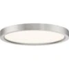 Outskirts 11 Inch 1 Light LED Flush Mount By Quoizel -Light Bulbs Sales Store Quoizel OST1711BN 1