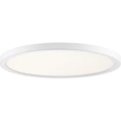 Outskirts 20 Inch 1 Light LED Flush Mount By Quoizel 31 Outskirts 20 Inch 1 Light LED Flush Mount By Quoizel -Light Bulbs Sales Store Quoizel OST1720W 1