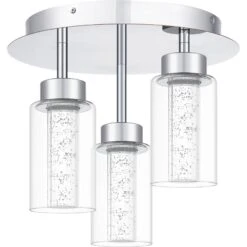 Jade 14 Inch 3 Light LED Flush Mount By Quoizel -Light Bulbs Sales Store Quoizel PCJAD1614C 2