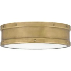 Ahoy 12 Inch 1 Light LED Flush Mount By Quoizel