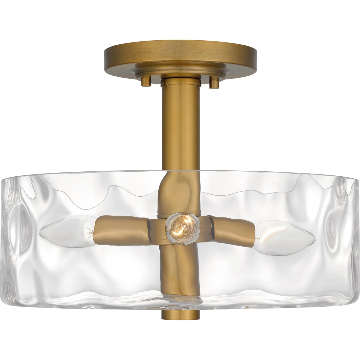 Calpella 14 Inch 3 Light Semi Flush Mount By Quoizel 5 Calpella 14 Inch 3 Light Semi Flush Mount By Quoizel - Image 3