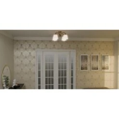 Iota 22 Inch 4 Light Semi Flush Mount By Quoizel -Light Bulbs Sales Store Quoizel QSF6157WS LS1