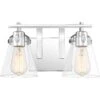 13 Inch 2 Light Bath Vanity Light By Quoizel