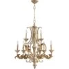 Florence 28 Inch 9 Light Chandelier By Quorum International -Light Bulbs Sales Store Quorum International 6037 9 70