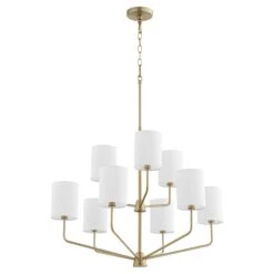 Harmony 30 Inch 9 Light Chandelier By Quorum International