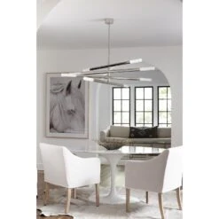 Wick 55 Inch 8 Light LED Chandelier By Regina Andrew -Light Bulbs Sales Store Regina Andrew 16 1363 PolishedNickel 15