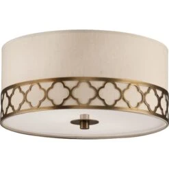 Addison 17 Inch 2 Light Flush Mount By Robert Abbey