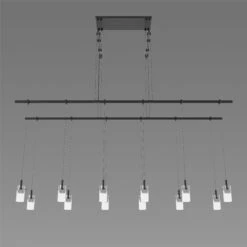 Robert Sonneman Suspenders 48 Inch 12 Light LED Linear Suspension Light By SONNEMAN 11 Robert Sonneman Suspenders 48 Inch 12 Light LED Linear Suspension Light By SONNEMAN -Light Bulbs Sales Store SONNEMAN S1G48K JR181818 CL02 BB