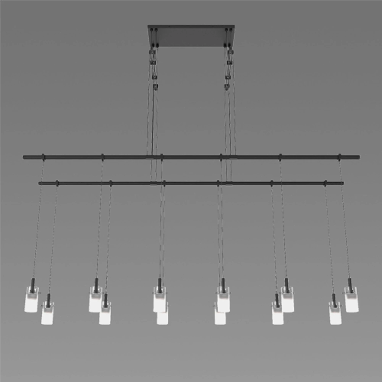 Robert Sonneman Suspenders 48 Inch 12 Light LED Linear Suspension Light By SONNEMAN 7 Robert Sonneman Suspenders 48 Inch 12 Light LED Linear Suspension Light By SONNEMAN - Image 5