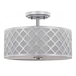 Kora Quatrefoil 15 Inch 3 Light Semi Flush Mount By Safavieh 13 Kora Quatrefoil 15 Inch 3 Light Semi Flush Mount By Safavieh -Light Bulbs Sales Store Safavieh flu4000c off