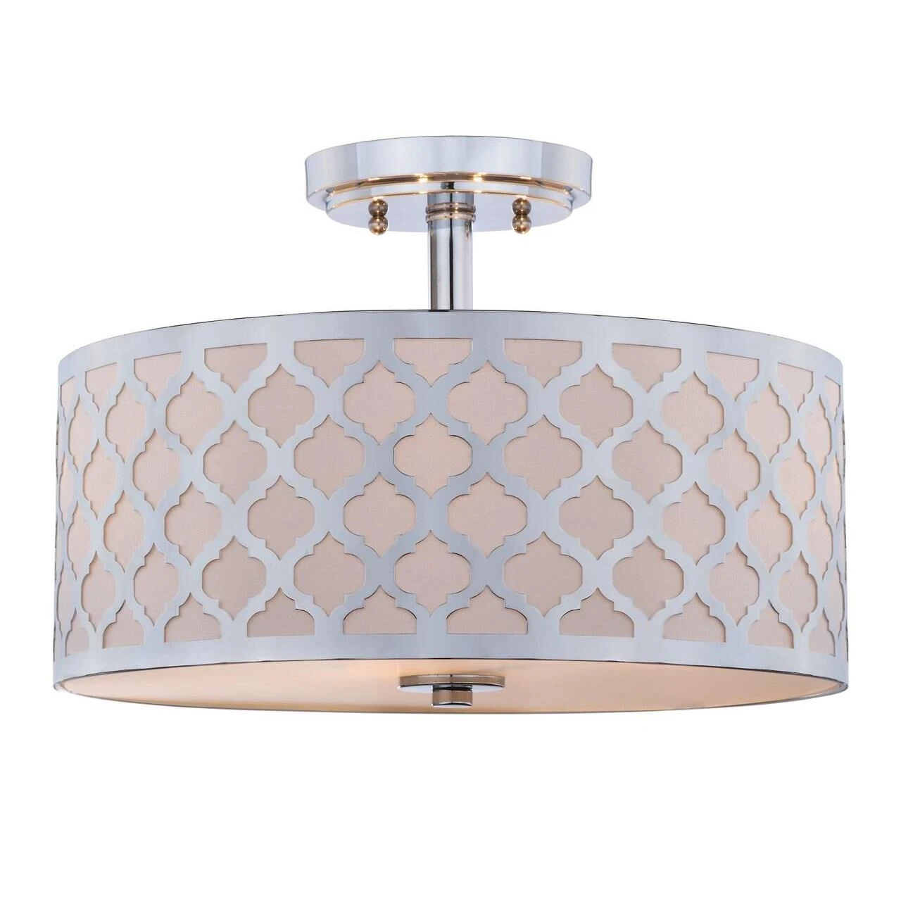 Kora Quatrefoil 15 Inch 3 Light Semi Flush Mount By Safavieh 9 Kora Quatrefoil 15 Inch 3 Light Semi Flush Mount By Safavieh - Image 7