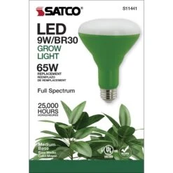 9 Watt 3500K BR30 LED Light Bulb By Satco -Light Bulbs Sales Store Satco S11441 301