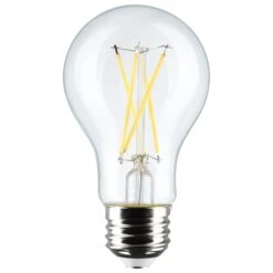 Dimmable 8 Watt 5000K A19 LED Light Bulb By Satco