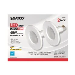 12 Watt 2700K LED Light Bulb By Satco -Light Bulbs Sales Store Satco S9599 300