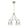 Burnham 26 Inch 6 Light LED Chandelier By Savoy House 1 Burnham 26 Inch 6 Light LED Chandelier By Savoy House -Light Bulbs Sales Store Savoy House 1 2202 6 322