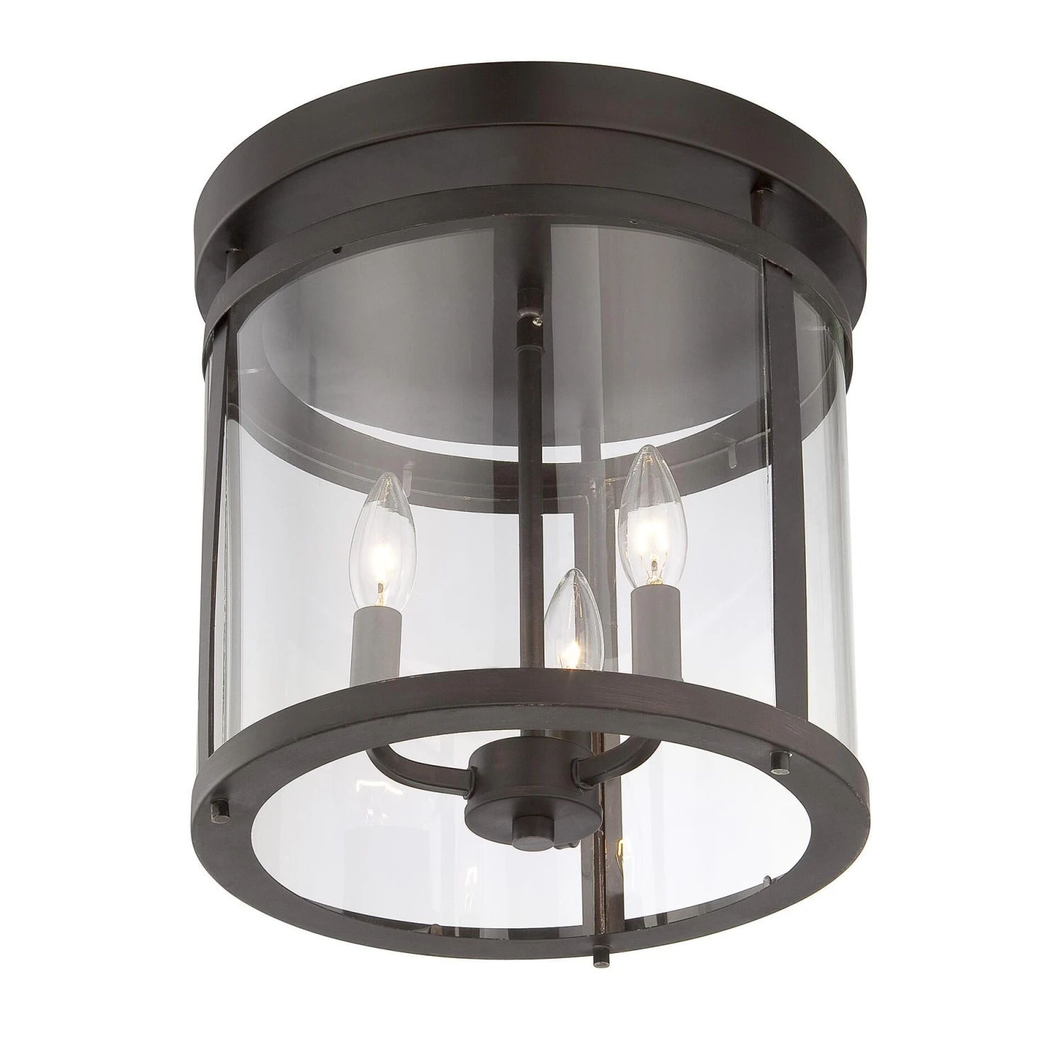 Penrose 12 Inch 3 Light Semi Flush Mount By Savoy House 5 Penrose 12 Inch 3 Light Semi Flush Mount By Savoy House - Image 3