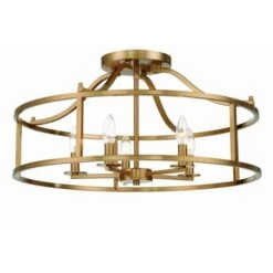 Stockton 24 Inch 5 Light Semi Flush Mount By Savoy House 16 Stockton 24 Inch 5 Light Semi Flush Mount By Savoy House -Light Bulbs Sales Store Savoy House 6 1679 5 322