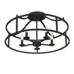 Stockton 24 Inch 5 Light Semi Flush Mount By Savoy House 14 Stockton 24 Inch 5 Light Semi Flush Mount By Savoy House -Light Bulbs Sales Store Savoy House 6 1679 5 89 d